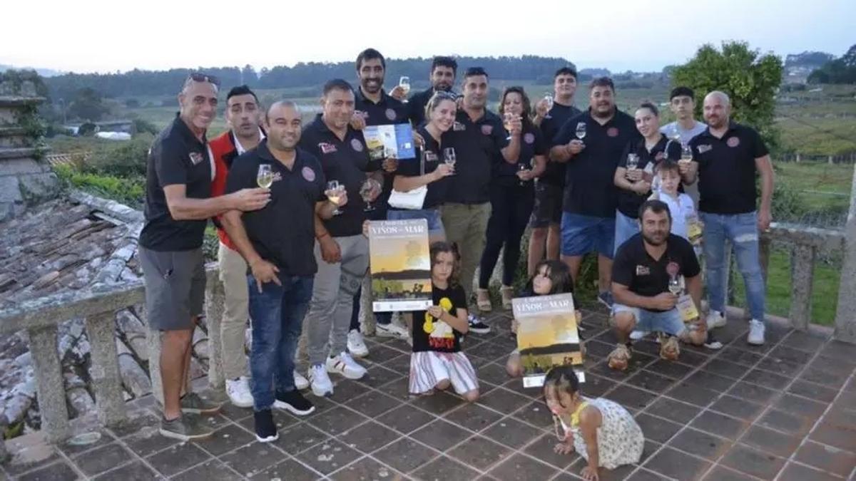 Miembros de Aires Novos de Castrelo en una imagen de archivo.