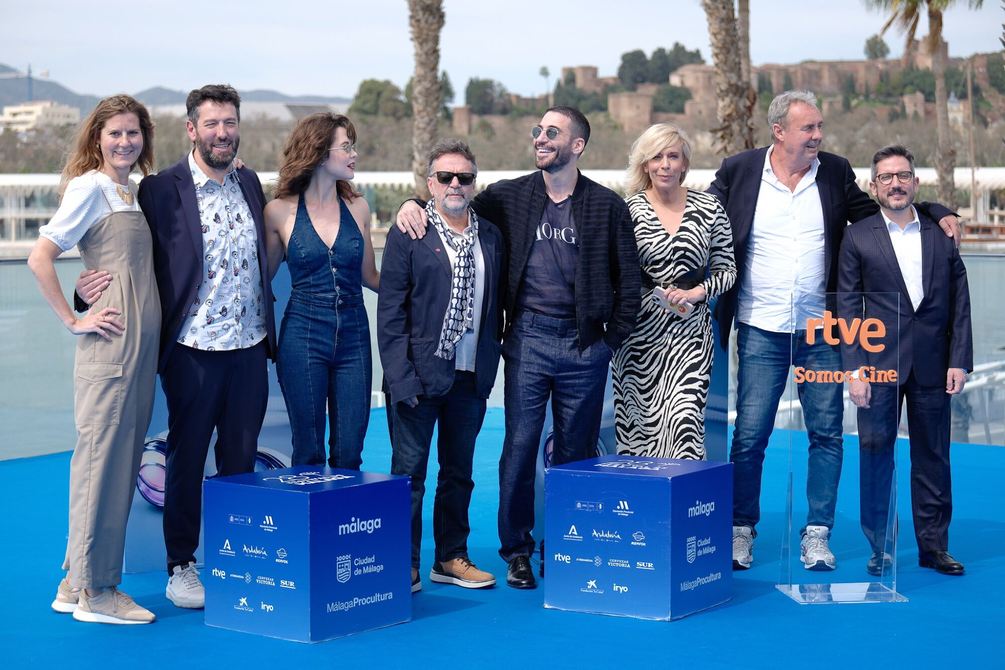Presentación de la serie 'Weiss y Morales' en el Festival de Málaga