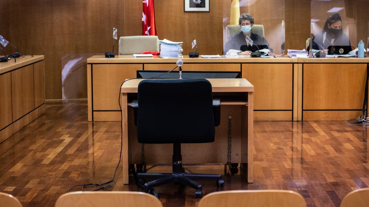 Una sala de la Audiencia Provincial de Madrid.