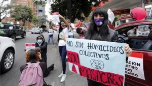 Protestas en Colombia por las masacres.