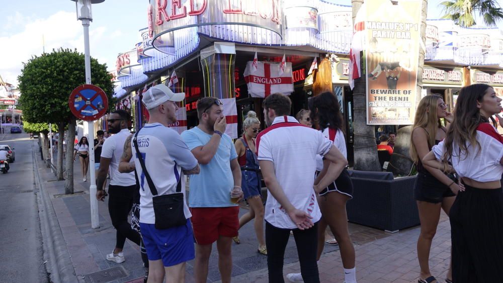 Magaluf se blinda contra los 'hooligans' ante el Inglaterra-Túnez