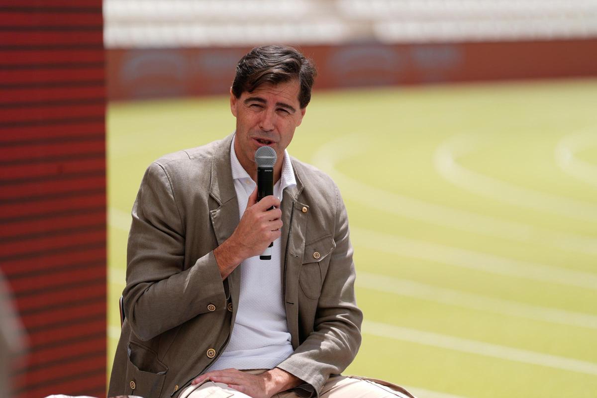 Raúl Chapado, presidente de la Federación Española de Atletismo.