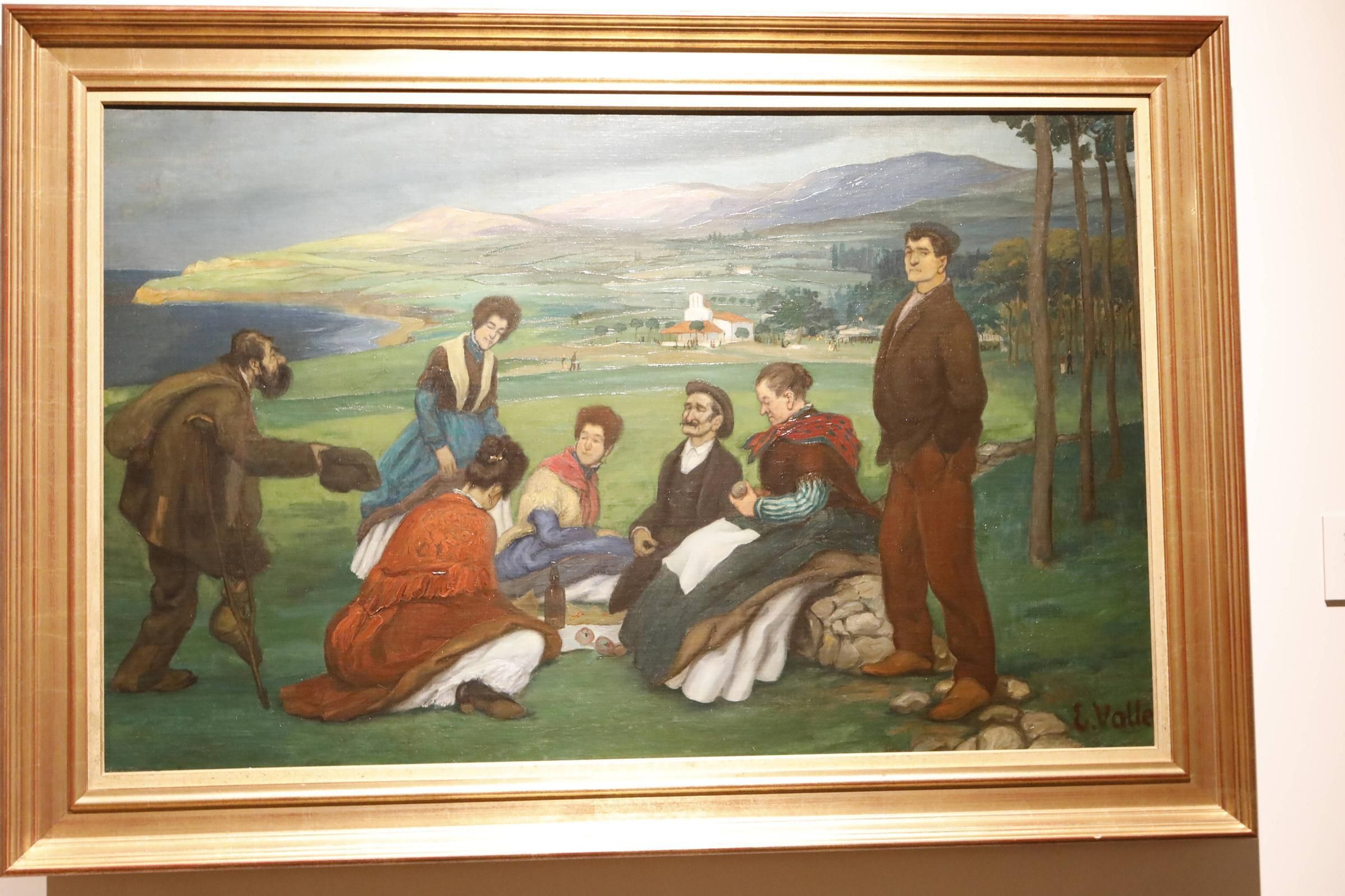 Inauguración exposición "Las dos meriendas" en el Museo Evaristo Valle