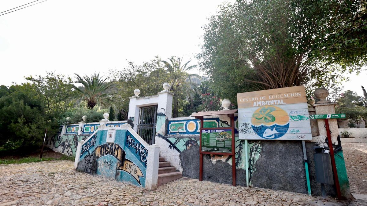 El Centro de Educación Ambiental del Benacantil, situado en la antigua casa del ingeniero forestal.
