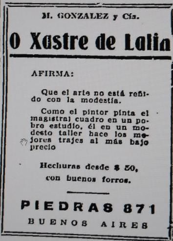 Anuncio en prensa.