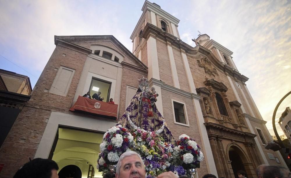 Bajada de la Fuensanta a la Catedral de Murcia