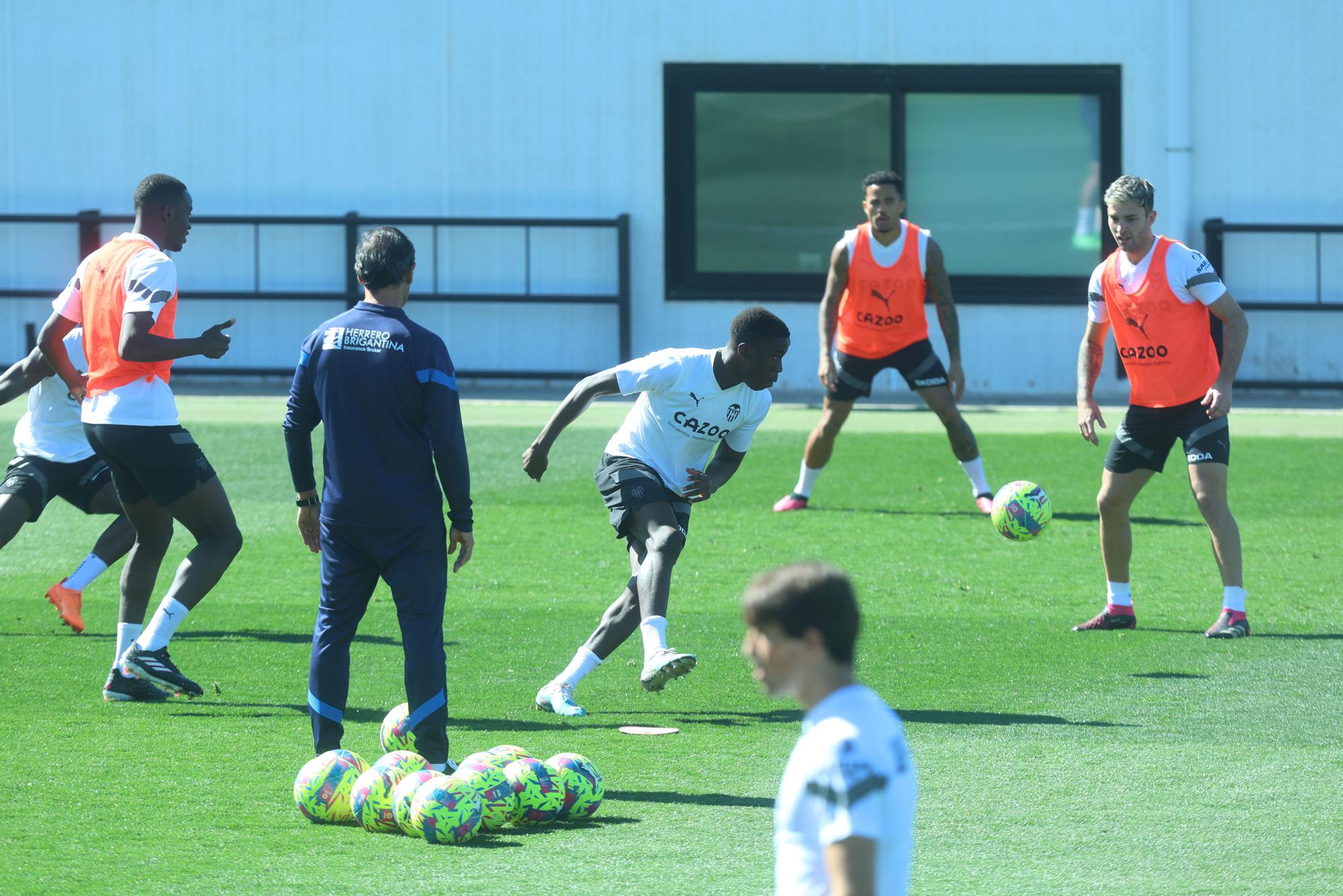 Así ha sido el entrenamiento del Valencia CF