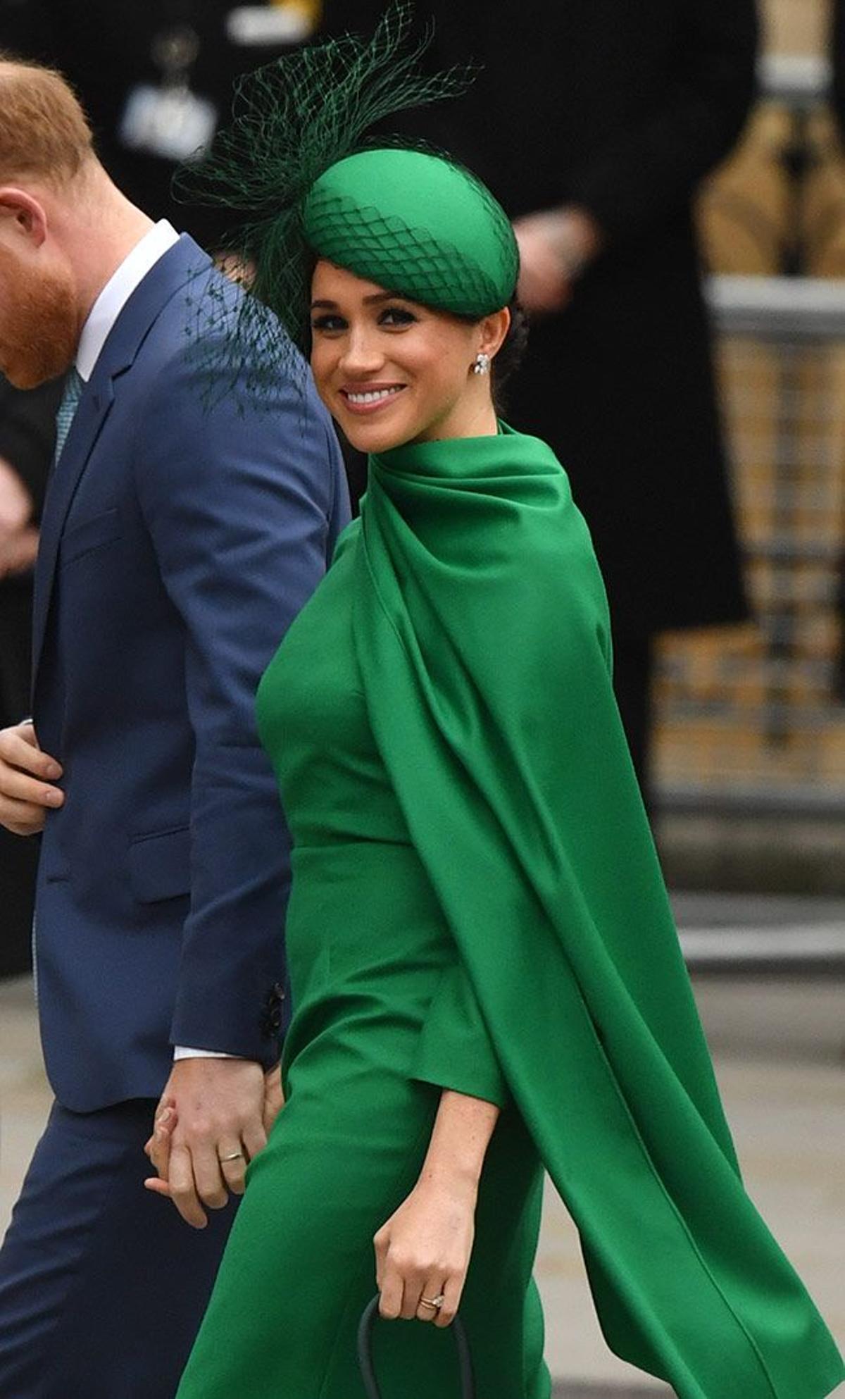 Meghan Markle, durante la ceremonia de la Commonwealth