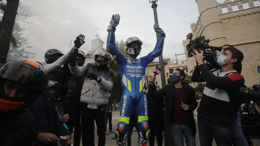 Joan Mir recibido en el Consolat de Mar