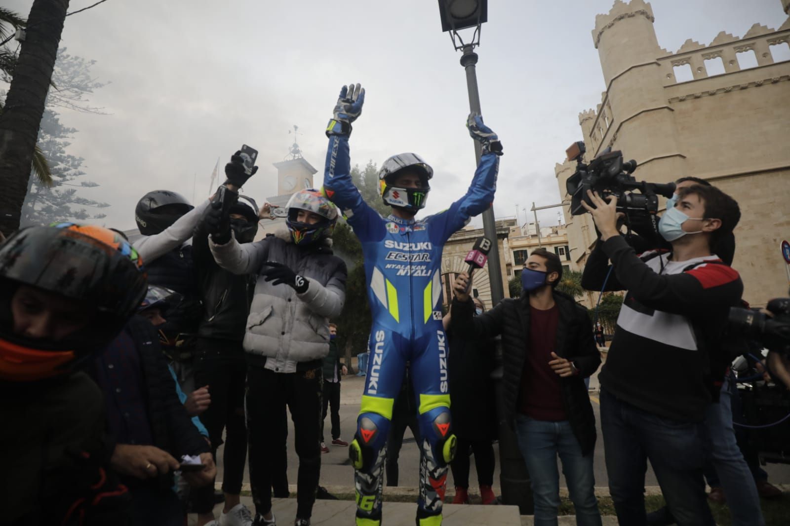 Joan Mir recibido en el Consolat de Mar