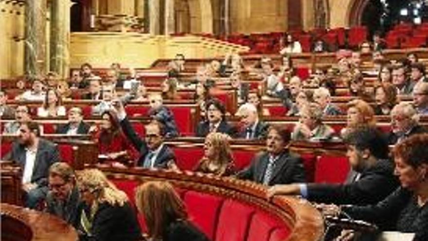 Una imatge d&#039;arxiu d&#039;un ple del Parlament de Catalunya.