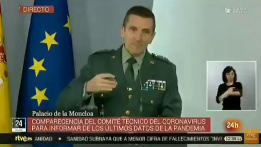 Lapsus lingüe guardia civil Coronavirus bulos