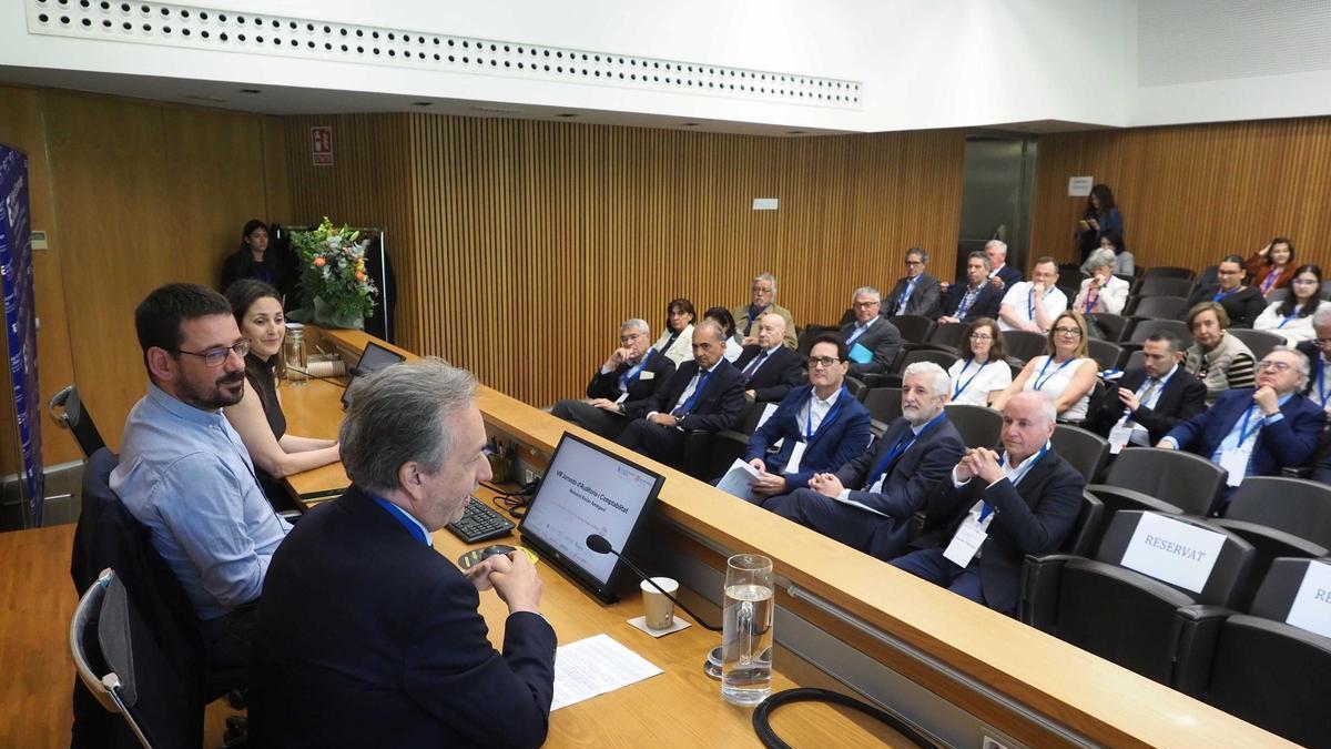 Un moment de la jornada d’Auditoria i Comptabilitat