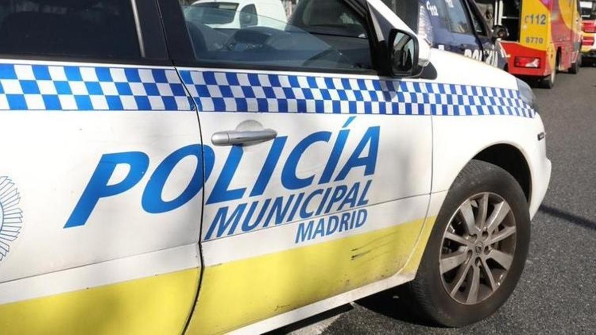 Un vehículo de la Policía Municipal de Madrid.