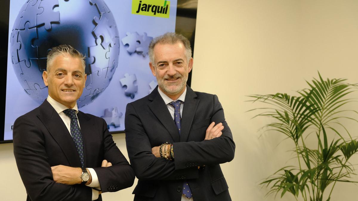 Diego Chacón, director general de Negocio de Jarquil, y Jesús Serrano, delegado de Obra Civil de la compañía.