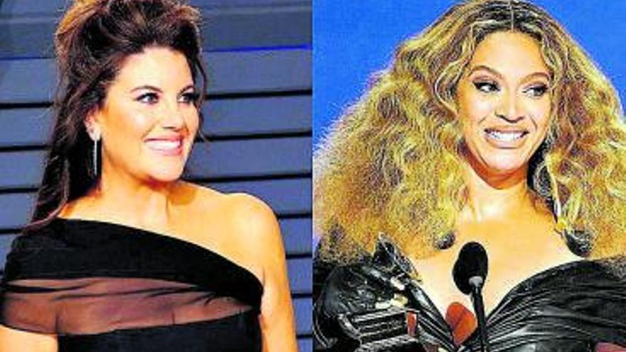 Monica Lewinsky y Beyoncé.