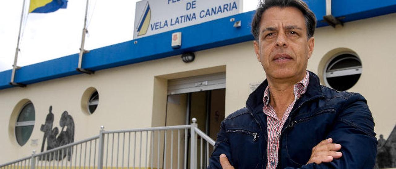 Bernardo Salom González, nuevo presidente de la Federación de Vela latina canaria.