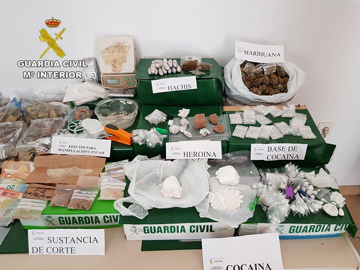 Cae un punto de venta de drogas en Mazarrón
