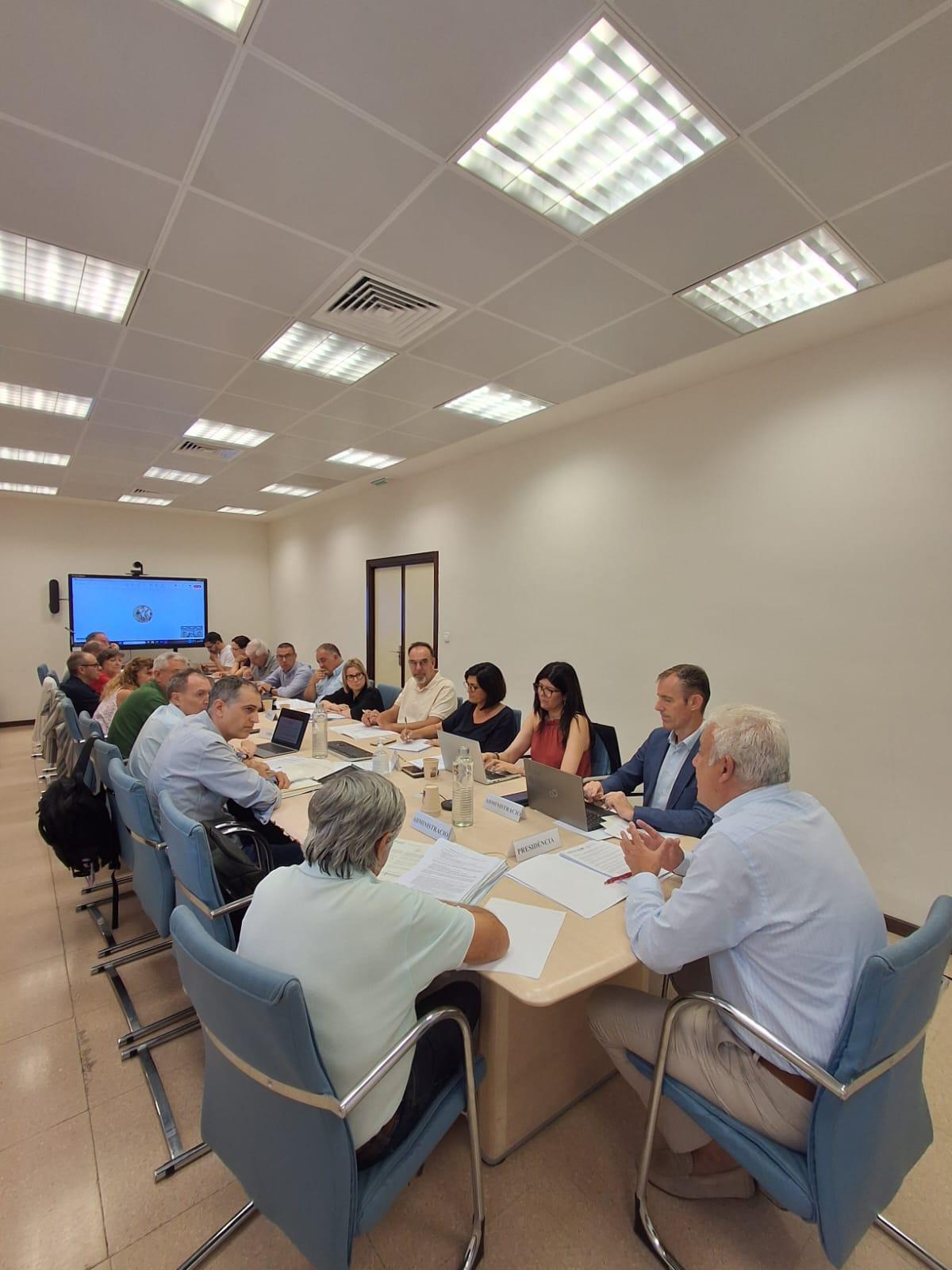 Reunión de representantes de la concertada con cargos de Conselleria de Educación.