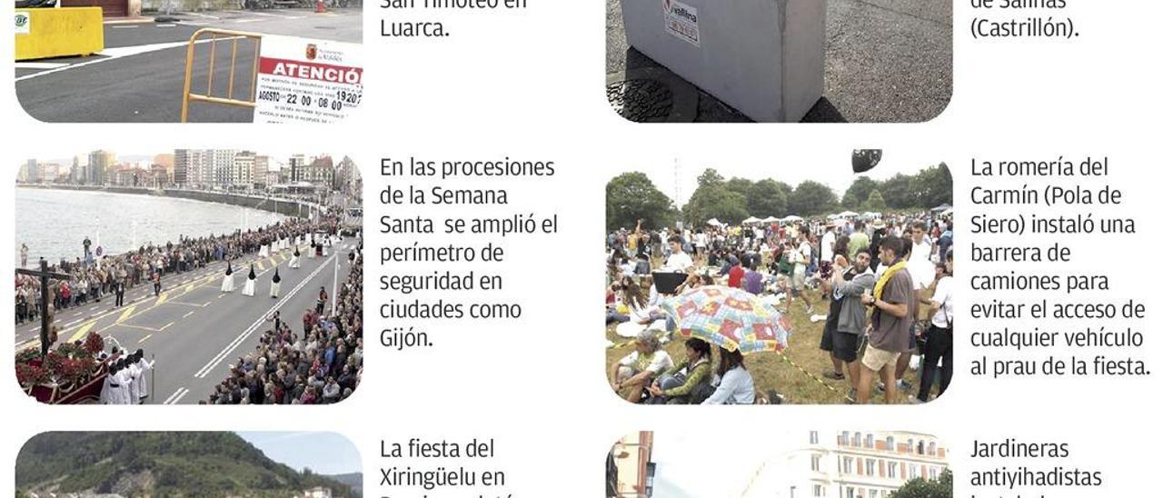 Asturias blinda sus fiestas frente al peligro yihadista