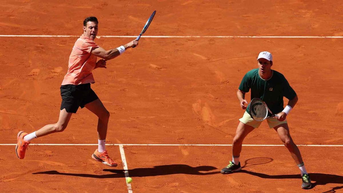 Granollers y Zeballos, en Roland Garros.
