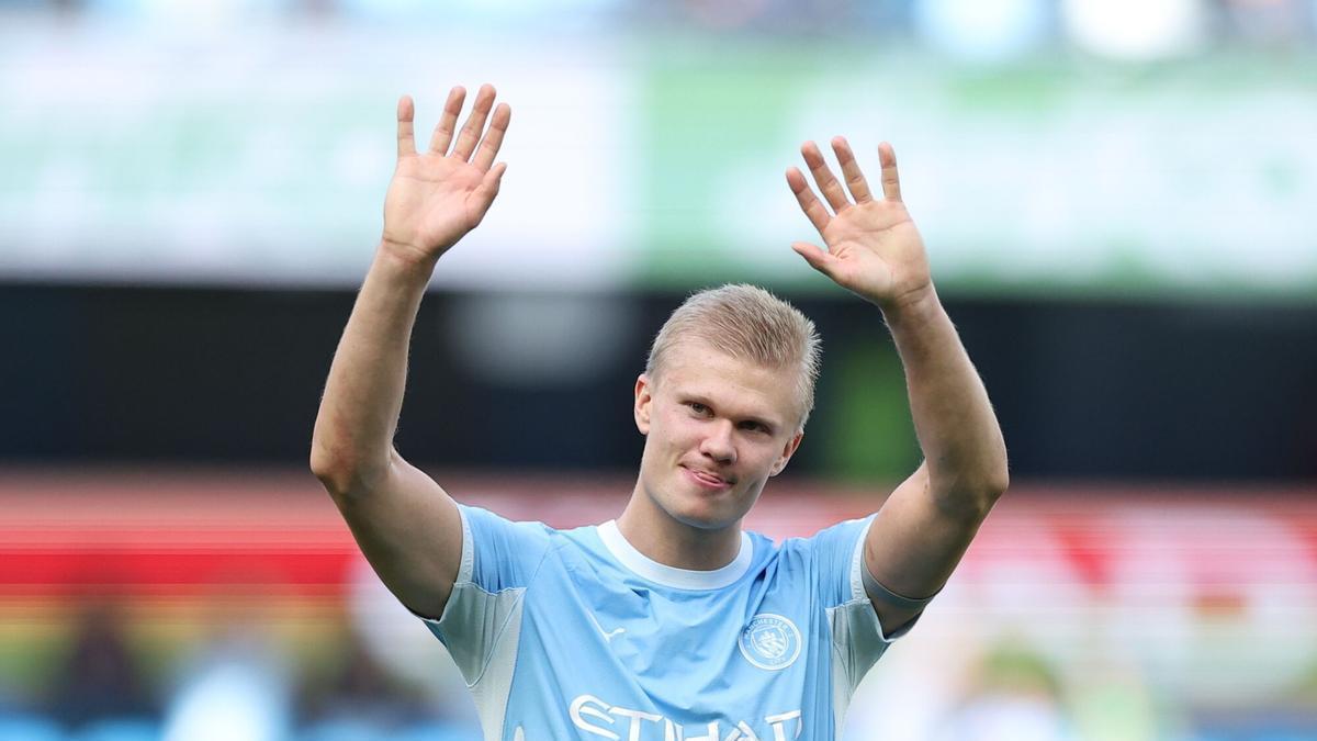 Así está el contrato de Erling Haaland por si el Manchester City desciende