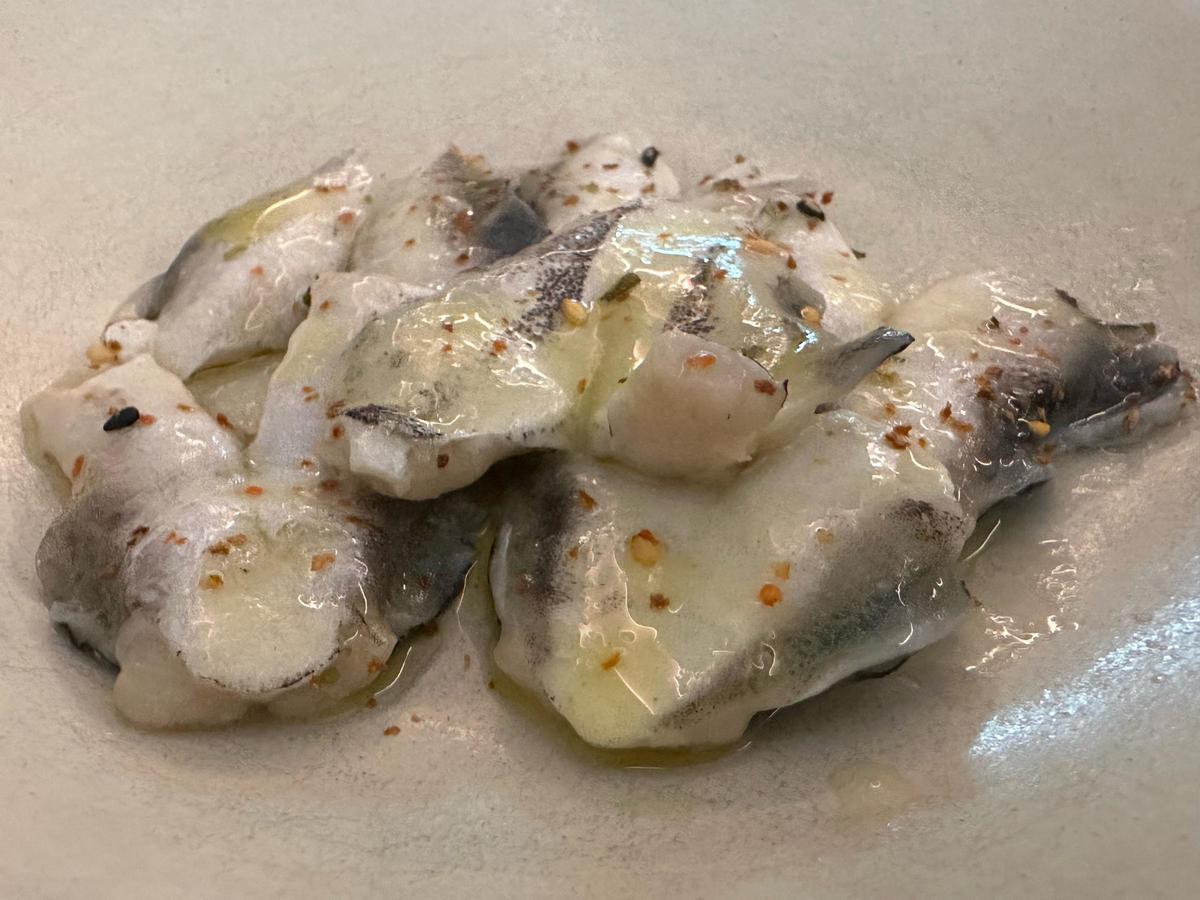 Cocochas de merluza con amontillado