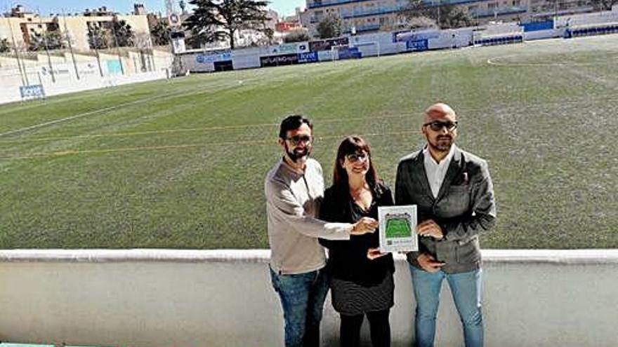 El moment de la presentació del conveni amb l&#039;associació.