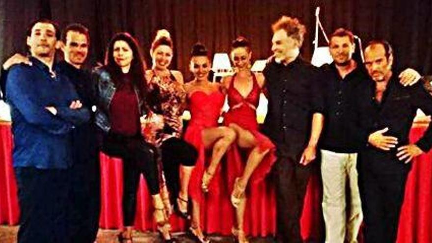 Artistas participantes en el Festivalito de Tango de Formentera.