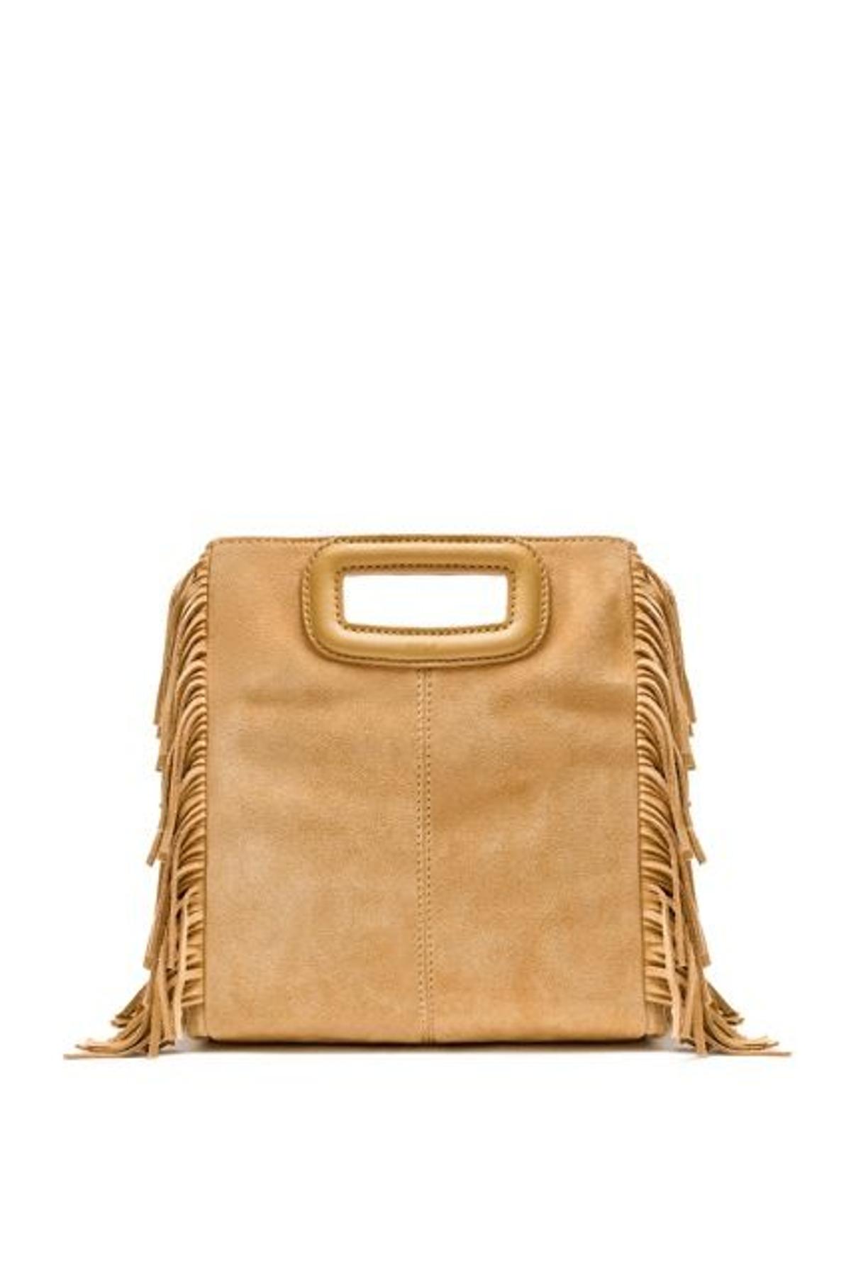 The M Bag by Maje de ante en camel