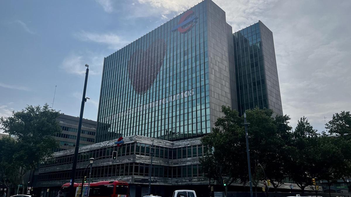 Edificio de Ibercaja en el centro de Zaragoza.
