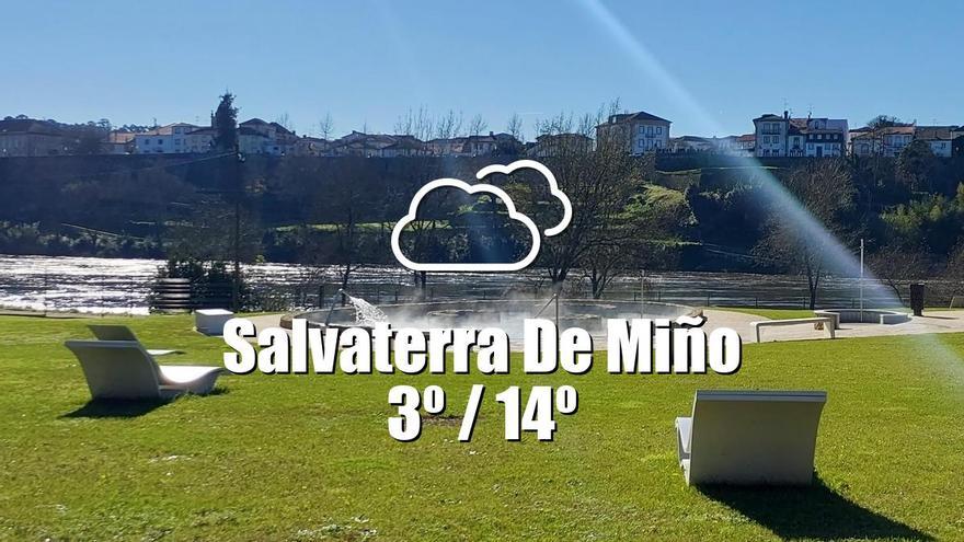 El tiempo en Salvaterra de Miño: previsión meteorológica para hoy, viernes 21 de noviembre