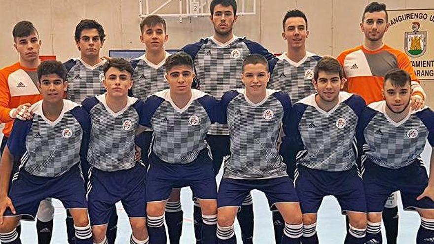 Formación del combinado de Castilla y León Sub-19 con la presentacia de cuatro jugadores zamoranos.