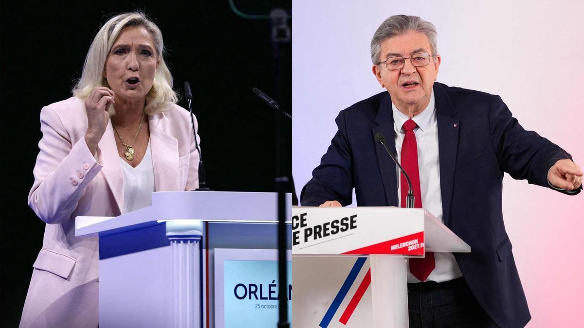 Le Pen y Mélenchon recogen el eco de las protestas estudiantiles en Francia