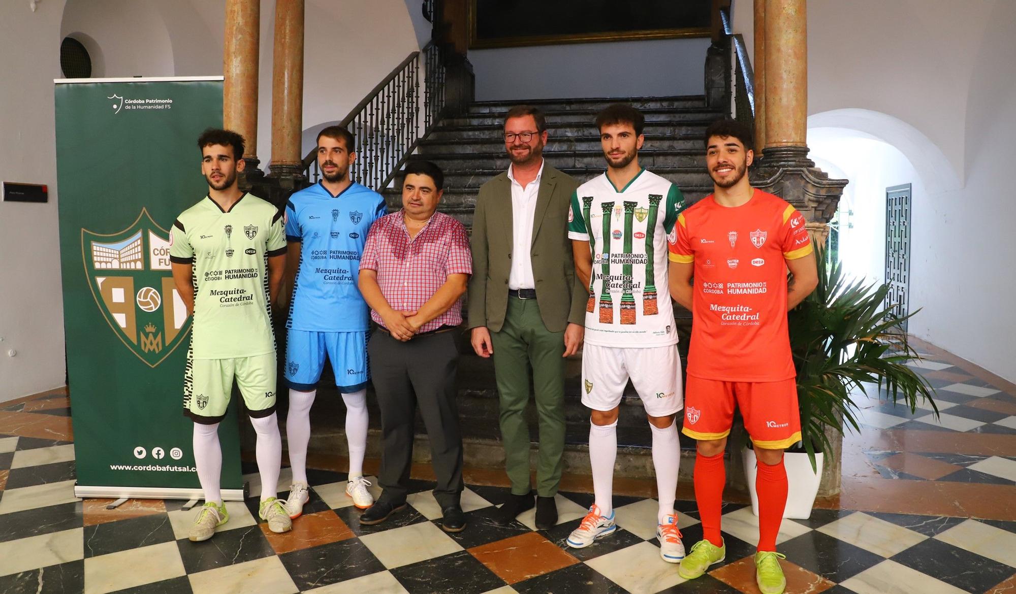 Así son las camisetas del Córdoba Futsal para la temporada en Primera División