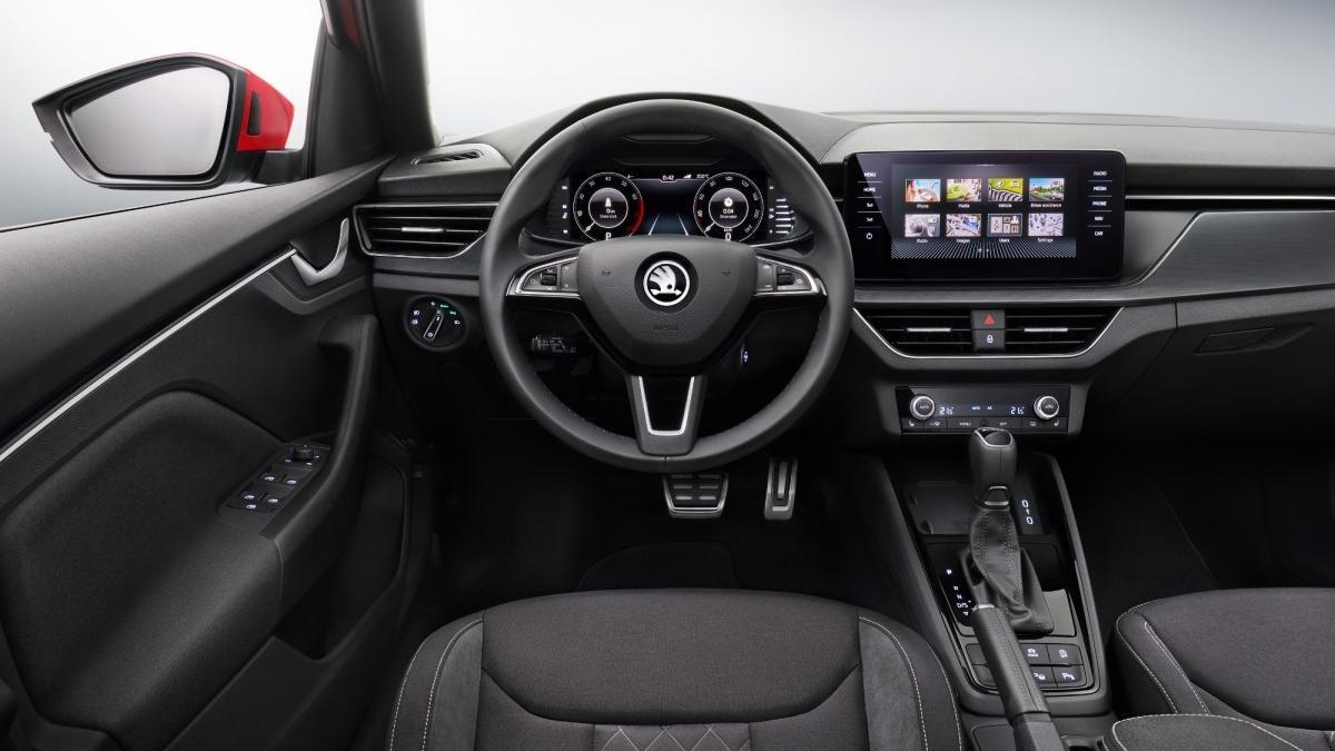 El interior del Skoda Kamiq.