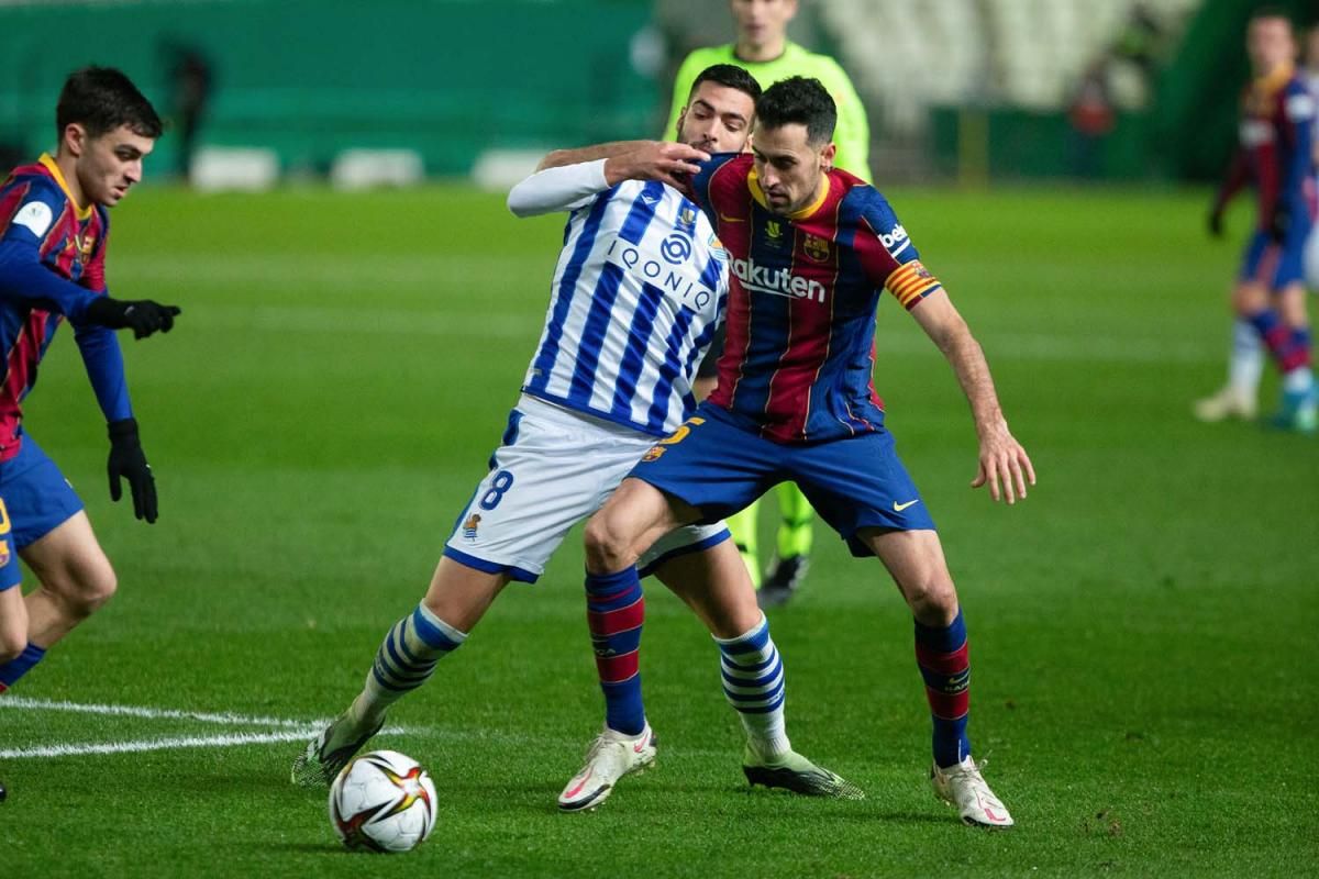 Las imágenes del FC Barcelona-Real Sociedad de la semifinal de la Supercopa de España