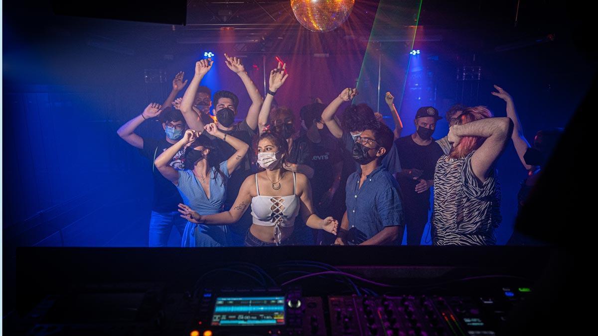 Primera noche de apertura tras la pandemia de la discoteca Shoko en Barcelona