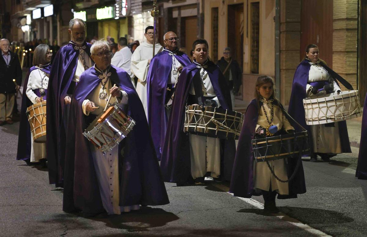 Los momentos más destacados de la Procesión del Silencio en el Port de Sagunt