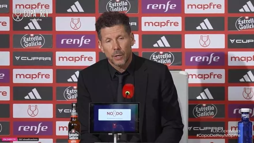 Diego Simeone: "Los jugadores saben que hicieron un esfuerzo enorme"
