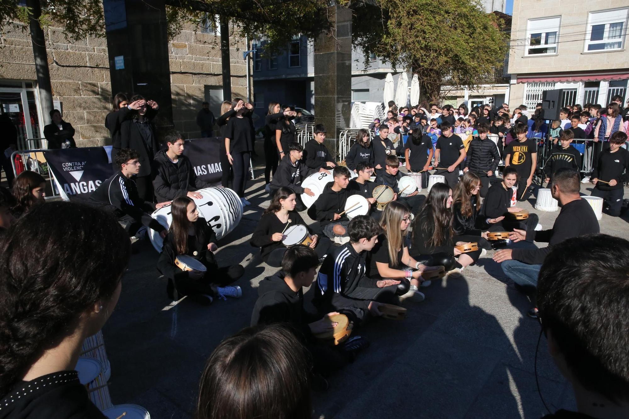 Los colegios, protagonistas en la previa del 25-N en O Morrazo