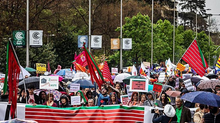 Manifestación de la España Vaciada celebrada en Madrid en 2019. | E. F.