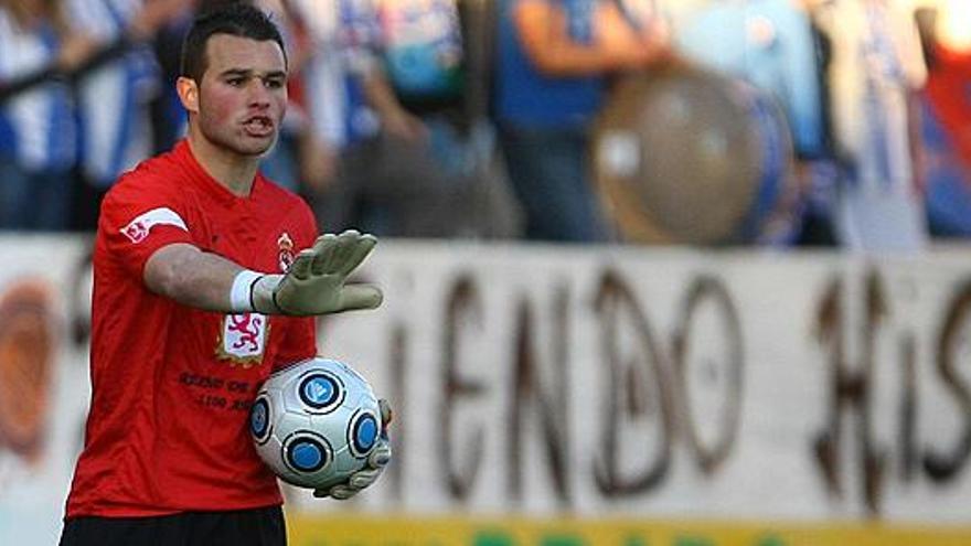 Diego Calzado, el pasado domingo contra el Eibar.