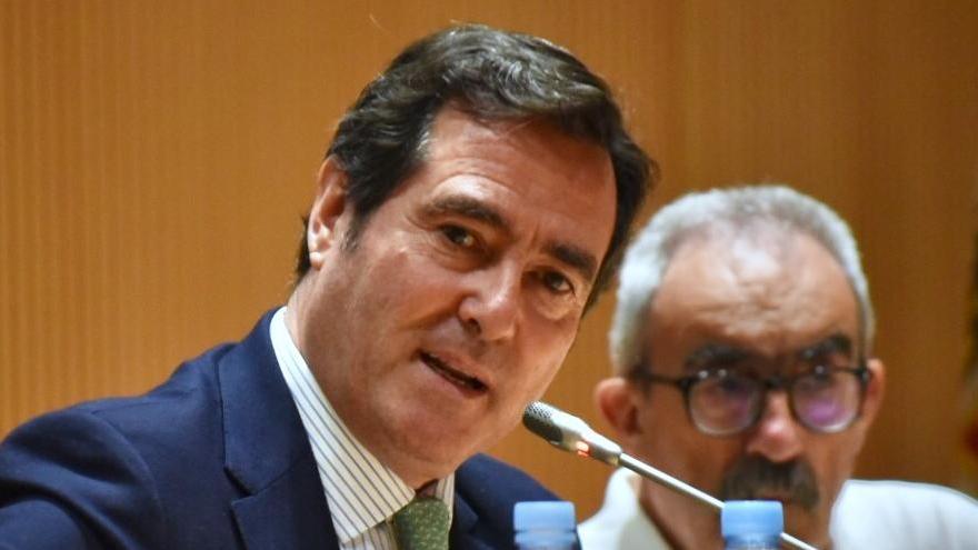 El presidente de la CEOE, Antonio Garamendi.