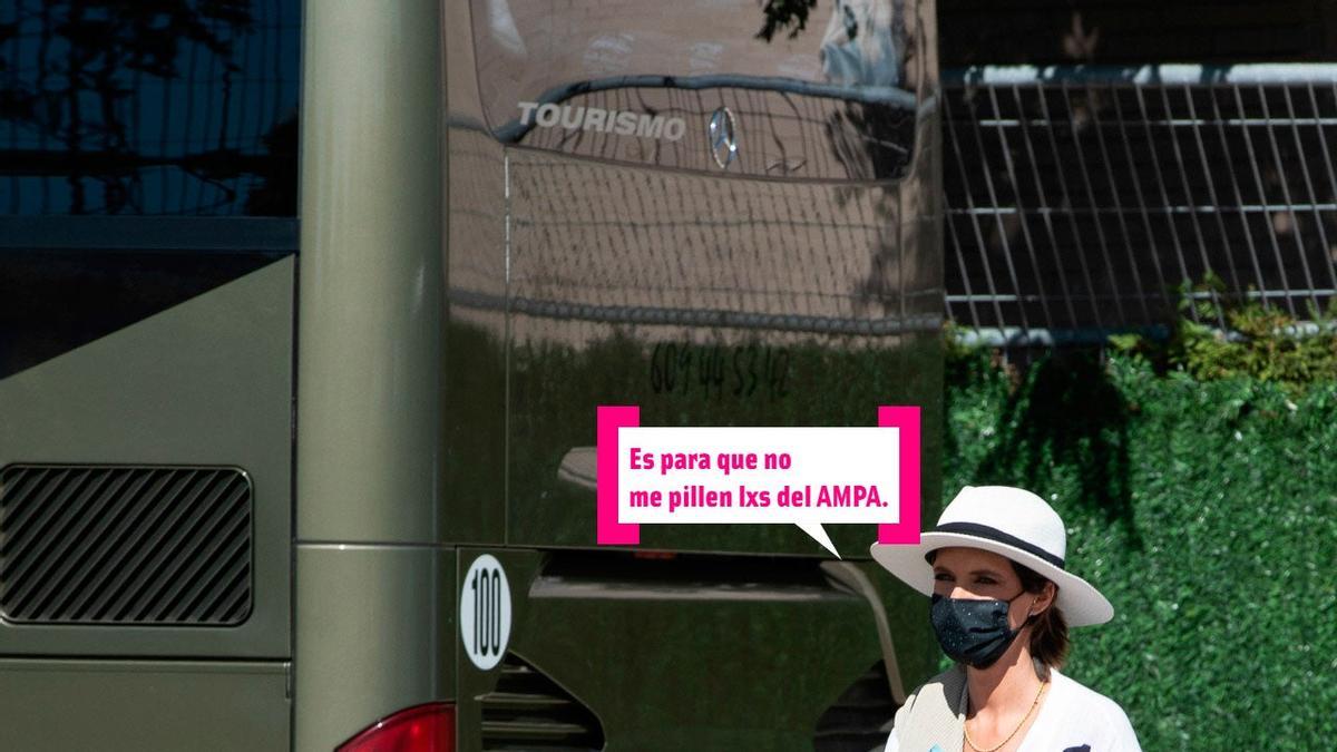 Vuelta al cole (español): Sara Carbonero se oculta bajo su sombrero
