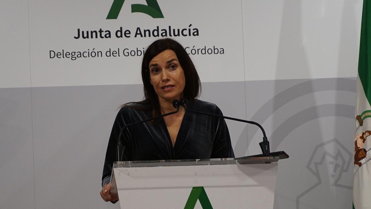La delegada de Empleo, María Dolores Gálvez.