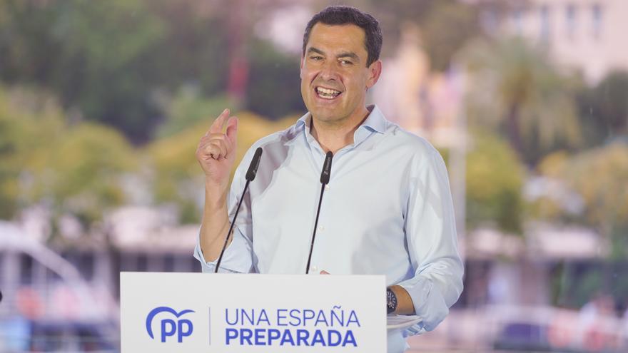 La Junta Electoral Central apercibe a Juanma Moreno