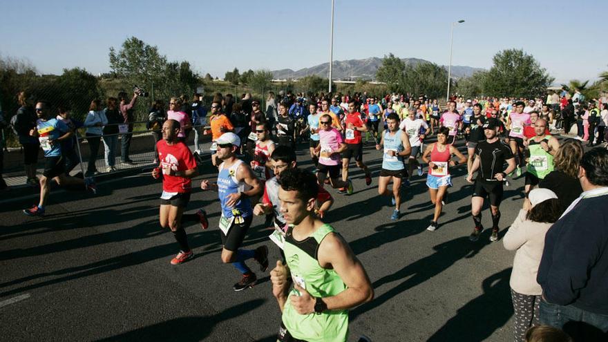 Una imagen de la Media Maratón de Málaga de 2016.