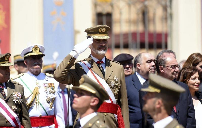 Visita de Felipe VI a la Academia General Militar de Zaragoza