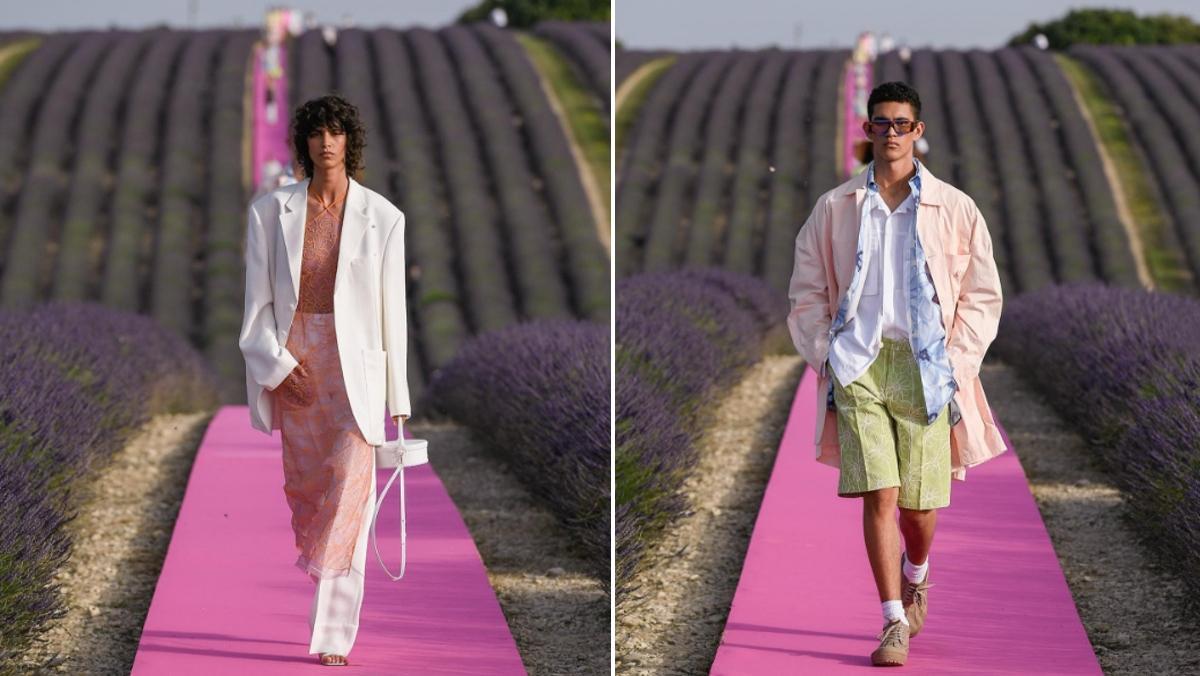 Desfile 'Le coup de soleil', en la Provenza francesa, de la firma Jacquemus, en 2019.